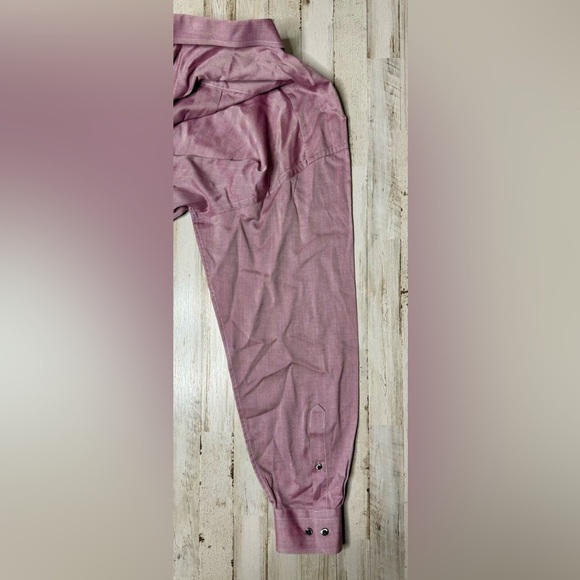 Jos. A Bank Travelers Collection Men's XL Purple Long-Sleeve Button-Up Shirt - Picture 10 of 13